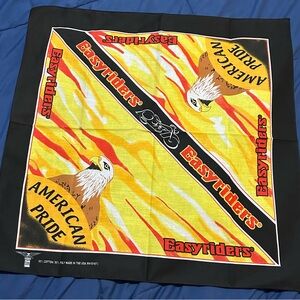 Easyriders Motorcycle American Pride Eagles Bandana RN 15187 21” Square Unused